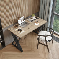 Письменный стол ДОМУС Хилтон 136х66 см вяз светлый/черный купить в Минске Письменный стол ДОМУС Хилтон 136х66 см вяз светлый/черный купить в Минске