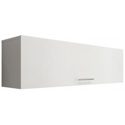 Полка закрытая навесная ДОМУС ПН005 (120*28*35) белая купить в Минске