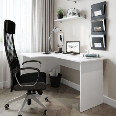 Письменный стол ДОМУС СП009 белый левый купить в Минске