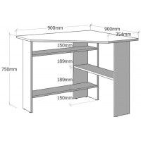 Письменный стол ДОМУС СП011 белый купить в Минске