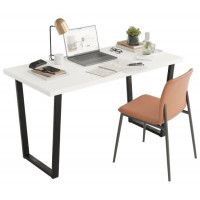 Письменный стол ДОМУС СП013 120х66 см белый/металл черный купить в Минске