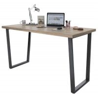 Письменный стол ДОМУС СП013 120х66 см вяз светлый/металл черный купить в Минске
