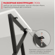 Письменный стол ДОМУС СП014 136х66 см белый/черный металл купить в Минске
