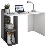 Письменный стол ДОМУС СП017 белый/серый левый купить в Минске