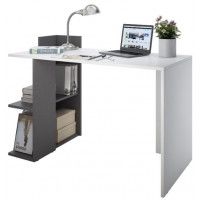 Письменный стол ДОМУС СП017 белый/серый левый купить в Минске
