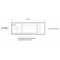 Письменный стол поворотный ДОМУС СТР06 140х50 см белый/белый купить в Минске