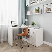 Письменный стол поворотный ДОМУС СТР04 120х50 см белый/белый купить в Минске