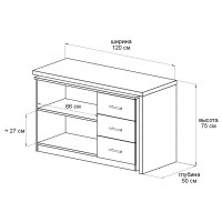Письменный стол поворотный ДОМУС СТР04 120х50 см белый/белый купить в Минске