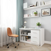 Письменный стол поворотный ДОМУС СТР04 120х50 см белый/белый купить в Минске