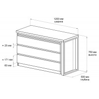 Письменный стол поворотный ДОМУС СТР07-Лофт 120х50 см белый/белый купить в Минске