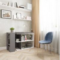 Угловой поворотный стол ДОМУС СТР08 120x50 см белый/серый левый купить в Минске