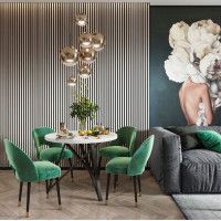 Обеденный стол ДОМУС Твист-1 белый/металл черный