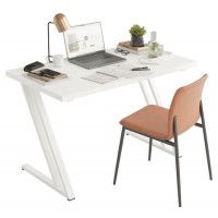 Письменный стол ДОМУС Зум 90х66 см белый/металл белый купить в Минске
