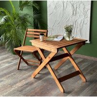 Стол раскладной DYATEL 70x70 сосна, цвет - дуб купить в Минске