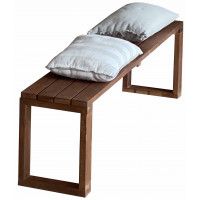 Скамья садовая DYATEL 1530*290*395 сосна (цвет дуб) купить в Минске