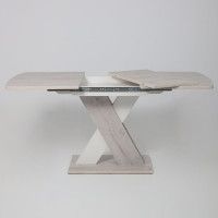 Стол Элигард MIRAGE (Мираж) 1180(1570)*760*720 дуб монтерей/белый купить в Минске