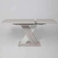 Стол Элигард MIRAGE (Мираж) 1180(1570)*760*720 дуб монтерей/белый купить в Минске