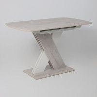 Стол Элигард MIRAGE (Мираж) 1180(1570)*760*720 дуб монтерей/белый купить в Минске