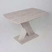 Стол Элигард MIRAGE (Мираж) 1180(1570)*760*720 дуб монтерей/белый купить в Минске