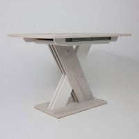 Стол Элигард MIRAGE (Мираж) 1180(1570)*760*720 дуб монтерей/белый купить в Минске