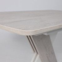 Стол Элигард MIRAGE (Мираж) 1180(1570)*760*720 дуб монтерей/белый купить в Минске