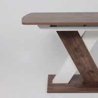 Стол Элигард MIRAGE (Мираж) 1180(1570)*760*720 дуб нокс/белый купить в Минске Стол Элигард MIRAGE (Мираж) 1180(1570)*760*720 дуб нокс/белый купить в Минске