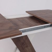 Стол Элигард MIRAGE (Мираж) 1180(1570)*760*720 дуб нокс/белый купить в Минске Стол Элигард MIRAGE (Мираж) 1180(1570)*760*720 дуб нокс/белый купить в Минске