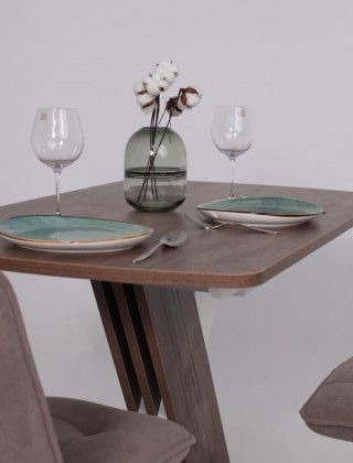 Стол Элигард MIRAGE (Мираж) 1180(1570)*760*720 дуб нокс/белый купить в Минске