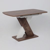 Стол Элигард MIRAGE (Мираж) 1180(1570)*760*720 дуб нокс/белый купить в Минске Стол Элигард MIRAGE (Мираж) 1180(1570)*760*720 дуб нокс/белый купить в Минске