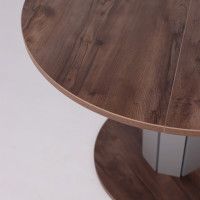 Стол Элигард Ontario (Онтарио) 1000(1300)*760*1000 дуб нокс/дымчатый алмаз купить в Минске