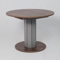 Стол Элигард Ontario (Онтарио) 1000(1300)*760*1000 дуб нокс/дымчатый алмаз купить в Минске