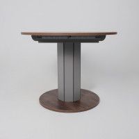 Стол Элигард Ontario (Онтарио) 1000(1300)*760*1000 дуб нокс/дымчатый алмаз купить в Минске