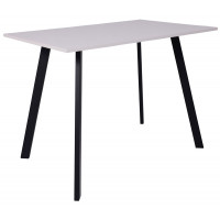Стол SOLO (Соло) 1020*670*740 белый структурный/черный