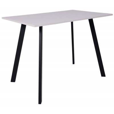 Стол SOLO (Соло) 1020*670*740 белый структурный/черный купить в Минске