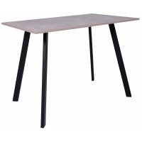 Стол SOLO (Соло) 1020*670*740 бетон/черный