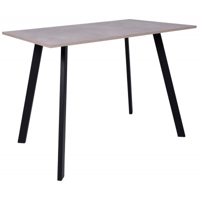 Стол SOLO (Соло) 1020*670*740 бетон/черный купить в Минске