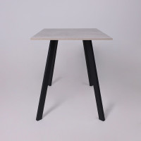 Стол SOLO (Соло) 1020*670*740 бетон/черный купить в Минске