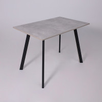 Стол SOLO (Соло) 1020*670*740 бетон/черный купить в Минске