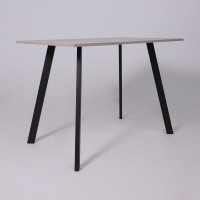 Стол SOLO (Соло) 1020*670*740 бетон/черный купить в Минске