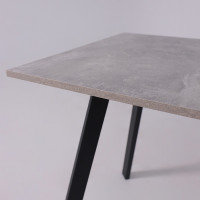 Стол SOLO (Соло) 1020*670*740 бетон/черный купить в Минске