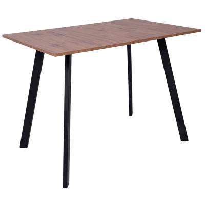 Стол SOLO (Соло) 1020*670*740 дуб велингтон/черный купить в Минске