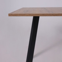 Стол SOLO (Соло) 1020*670*740 дуб велингтон/черный купить в Минске