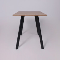 Стол SOLO (Соло) 1020*670*740 дуб велингтон/черный купить в Минске