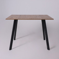 Стол SOLO (Соло) 1020*670*740 дуб велингтон/черный купить в Минске