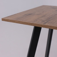 Стол SOLO (Соло) 1020*670*740 дуб велингтон/черный купить в Минске