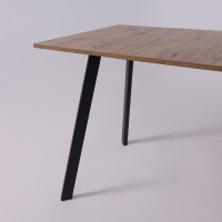 Стол SOLO (Соло) 1020*670*740 дуб велингтон/черный купить в Минске