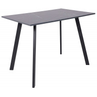 Стол SOLO (Соло) 1020*670*740 мрамор неро маркина/черный