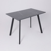 Стол SOLO (Соло) 1020*670*740 мрамор неро маркина/черный купить в Минске