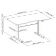 Пневматический стол Air Desk (L) белый купить в Минске