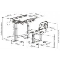 Комплект мебели B204 голубой с подставкой для книг и светильником купить в Минске Комплект мебели B204 голубой с подставкой для книг и светильником купить в Минске